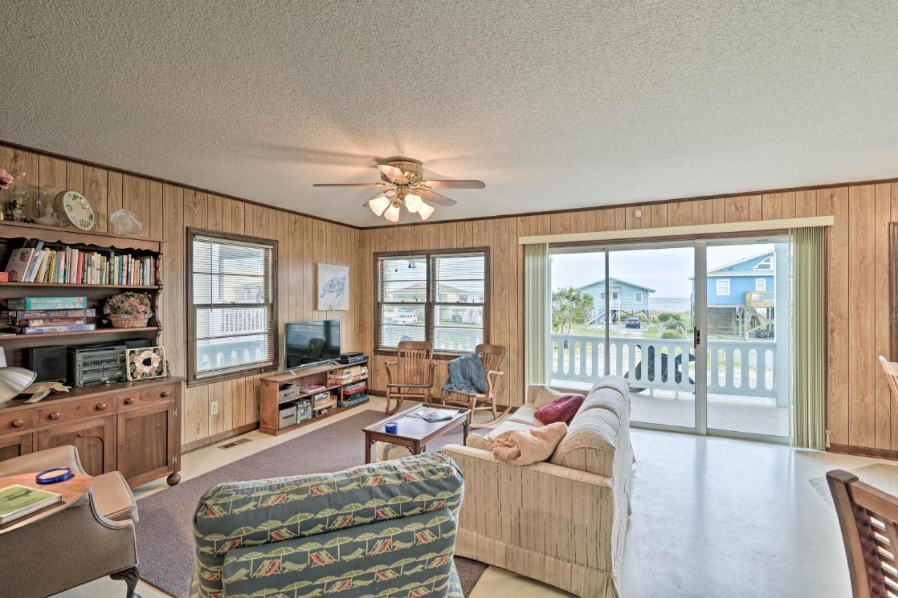 Pet-Friendly Second Row House Steps To Beach! Holden Beach Buitenkant foto