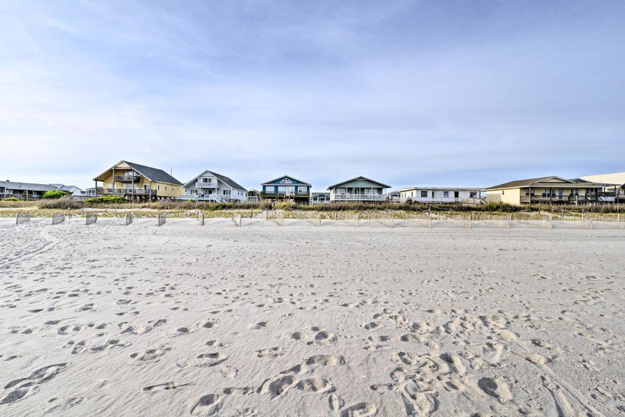 Pet-Friendly Second Row House Steps To Beach! Holden Beach Buitenkant foto