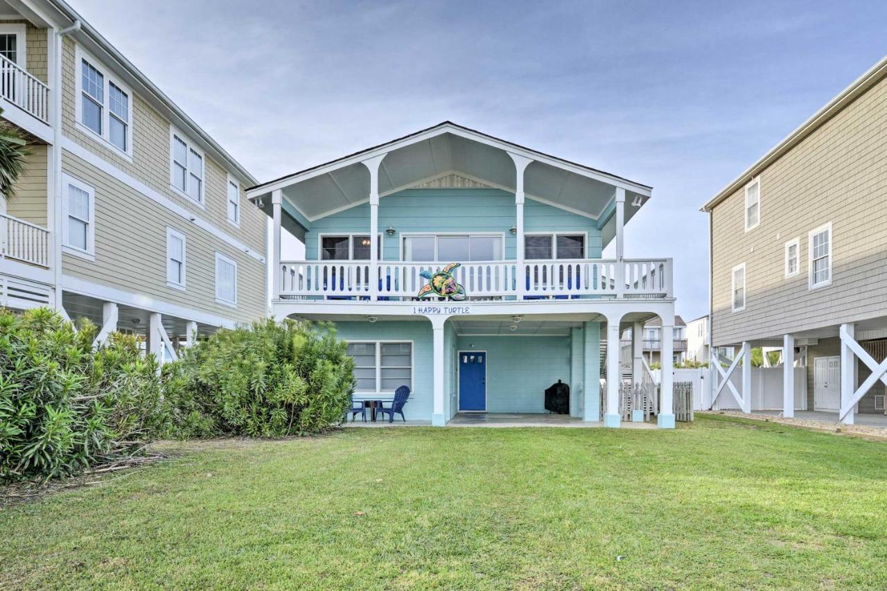 Pet-Friendly Second Row House Steps To Beach! Holden Beach Buitenkant foto