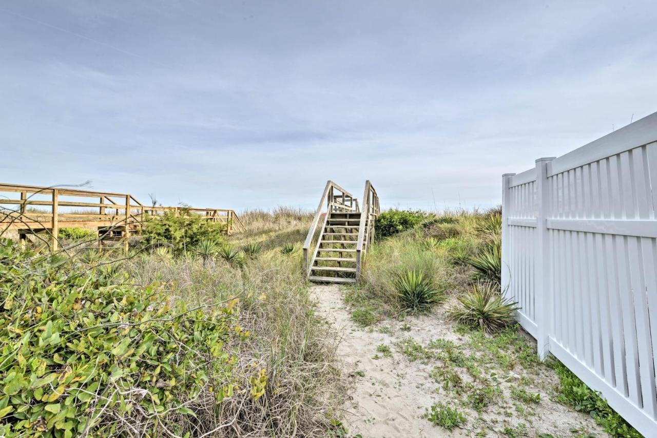 Pet-Friendly Second Row House Steps To Beach! Holden Beach Buitenkant foto