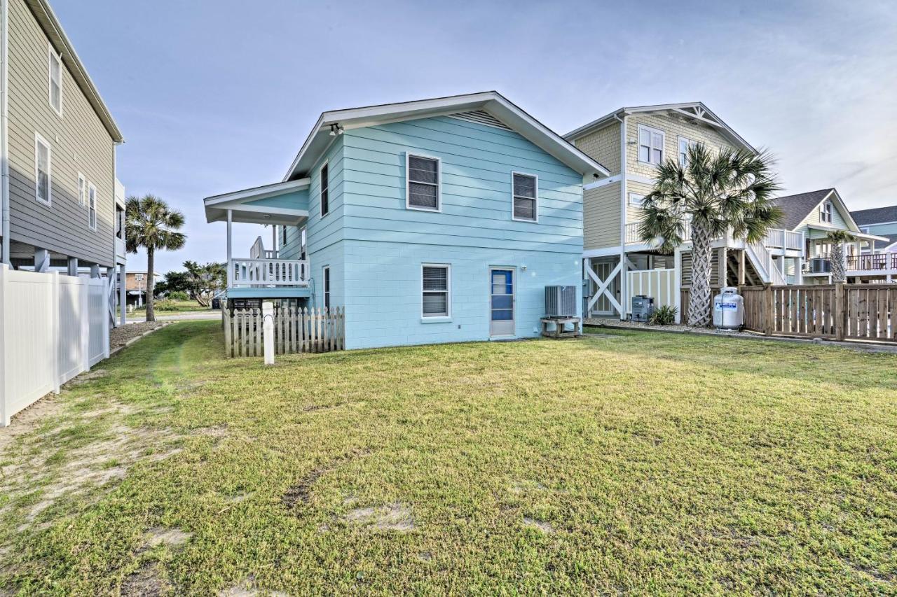 Pet-Friendly Second Row House Steps To Beach! Holden Beach Buitenkant foto